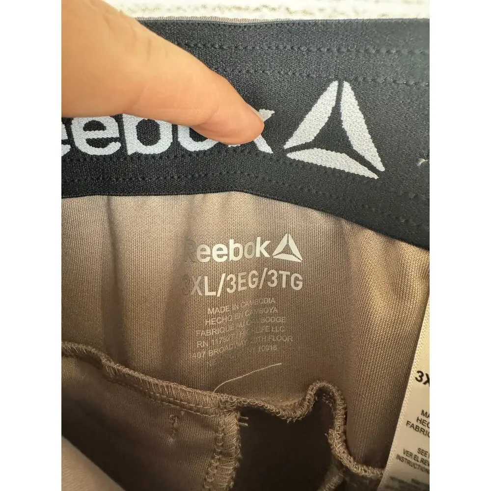 Reebok Men's Brown Slim Flow Sweat Jogger Pants Size 3XL